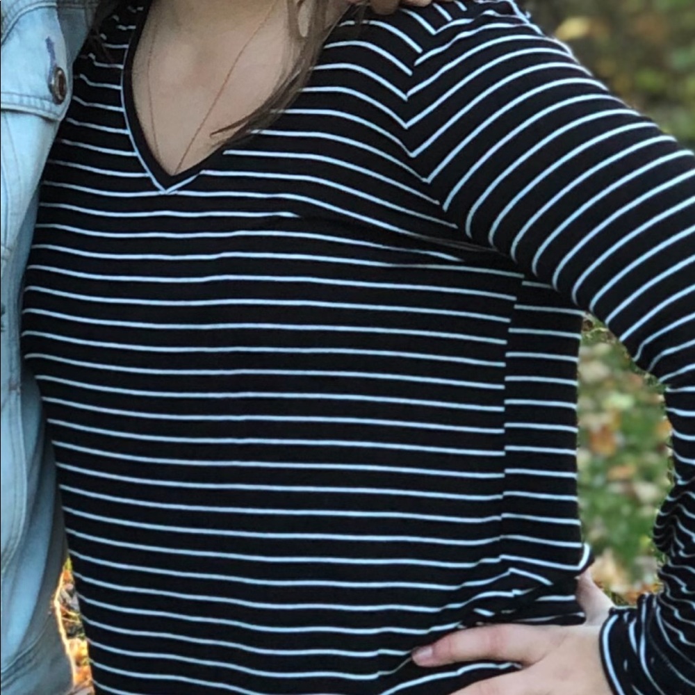 Striped long sleeve women’s